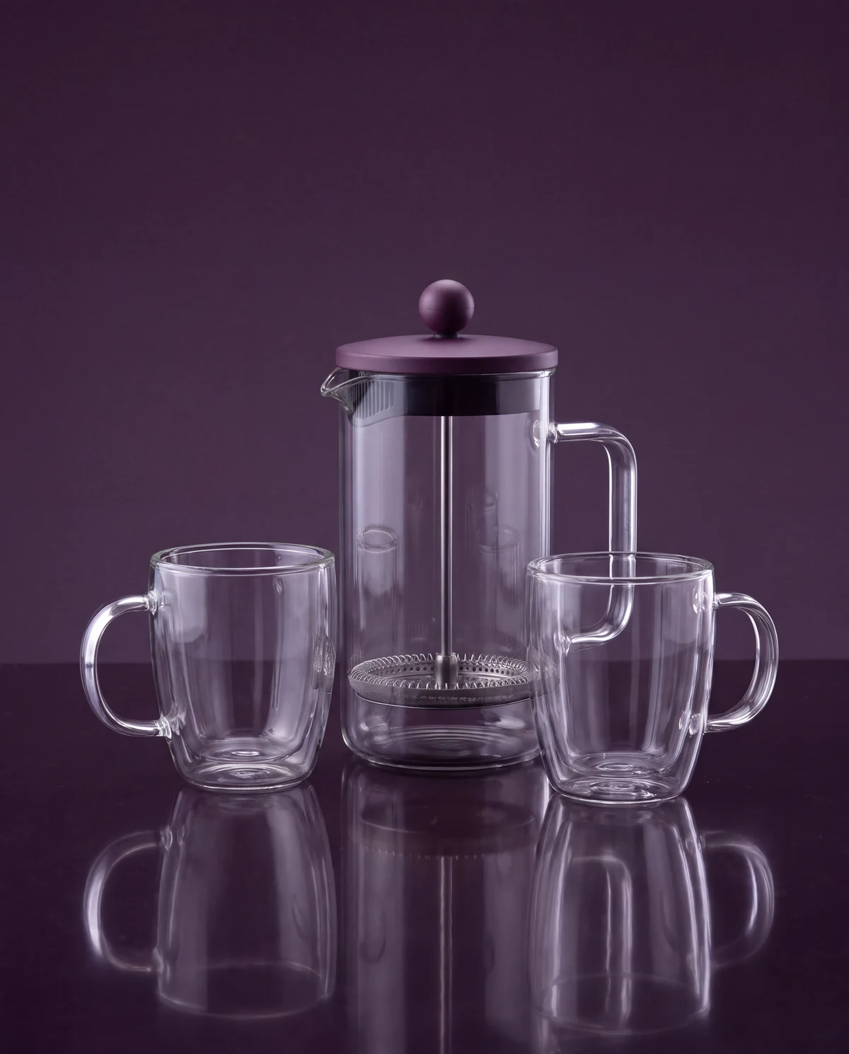French Press for Two, 3-part set